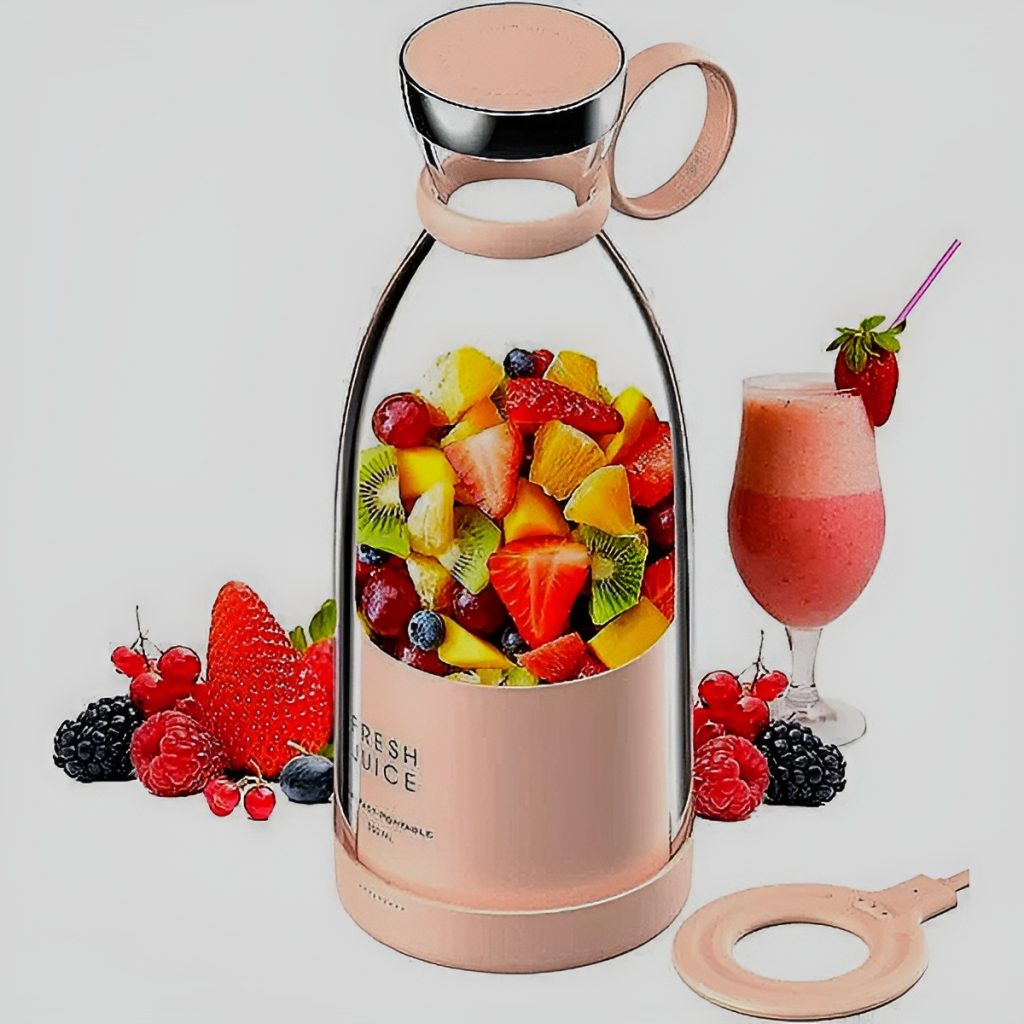 Mini Portable Blender – Rechargeable Electric Fruit Juicer